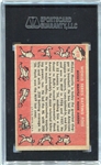 1958 Topps #418 World Series Batting Foes Mantle & Aaron SGC 70