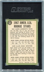 1967 Topps #569 Rod Carew Rookie card SGC 88!