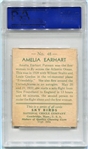 R136 National Chicle Sky Birds #48 Amelia Earhart PSA 7