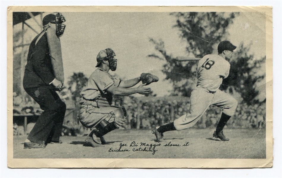 R313 National Chicle Fine Pen Joe DiMaggio & Hank Erickson