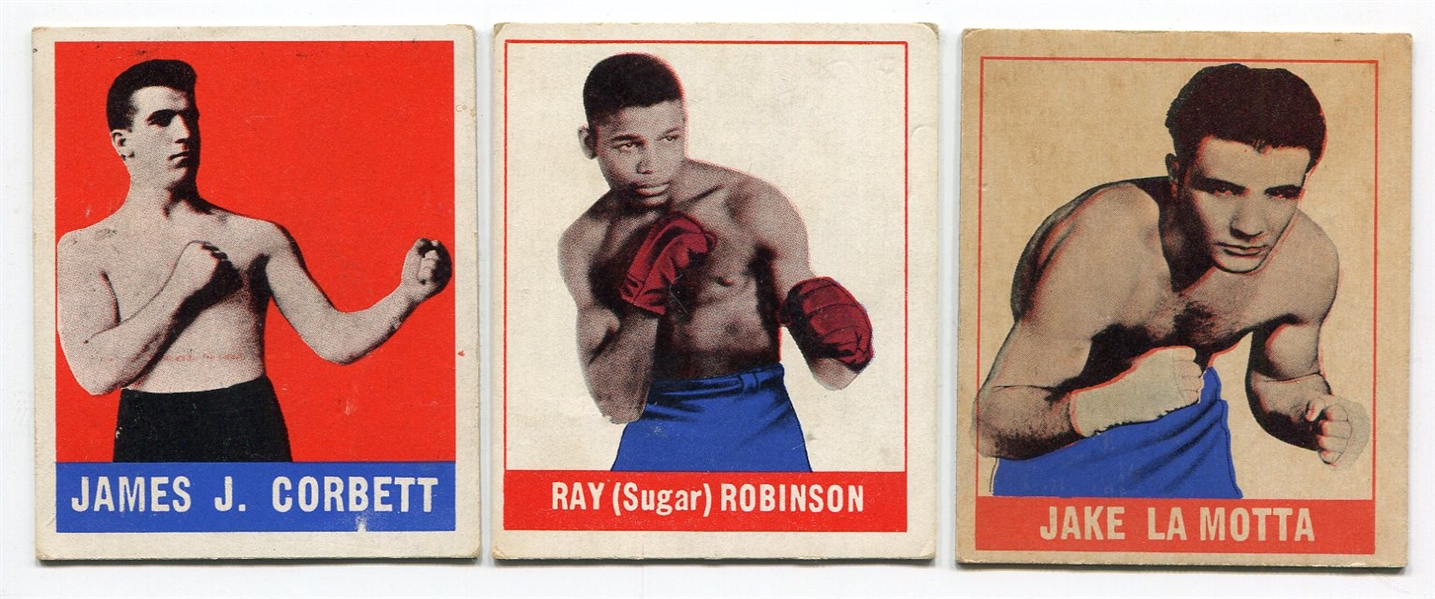1948 Leaf Boxing Lot of 21 Different Loaded With HOFers