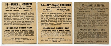 1948 Leaf Boxing Lot of 21 Different Loaded With HOFers