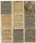 1948 Leaf Boxing Lot of 21 Different Loaded With HOFers