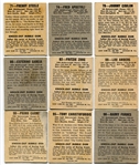 1948 Leaf Boxing Lot of 21 Different Loaded With HOFers