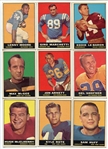 1961 Topps Football Lot of 10 With Many HOFers Nrmt+/-
