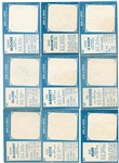 1961 Topps Football Lot of 10 With Many HOFers Nrmt+/-