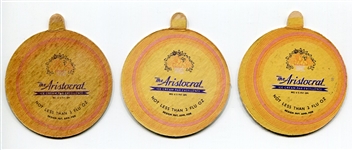 F60 1932 Aristocrat Ice Cream Presidents Lot of 3 Different