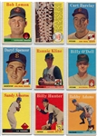 1958 Topps Baseball Lot of 60 