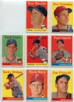 1958 Topps Baseball Lot of 60 