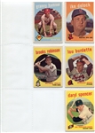 1959 Topps Baseball Partial Set of 197 Mostly Different W/HOFers