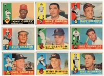 1960 Topps Baseball High Number Lot of 26 EX to Nrmt
