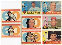 1960 Topps Baseball High Number Lot of 26 EX to Nrmt