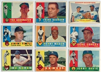 1960 Topps Baseball Lot of 61 Mostly Different Exmt to Nrmt Cards