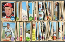 1968 Topps Baseball Partial Set of 371 Different VG to EX With High-Numbers