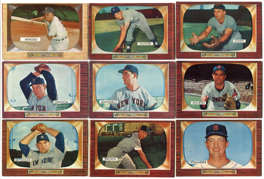1955 Bowman Baseball Lot of 15 Ex+/-