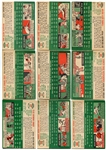 1954 Topps Baseball Lot of 15 Different EX+/-
