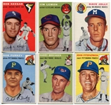 1954 Topps Baseball Lot of 15 Different EX+/-