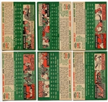 1954 Topps Baseball Lot of 15 Different EX+/-