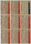 1952 Topps Baseball Lot of 16 Different