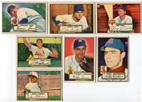 1952 Topps Baseball Lot of 16 Different