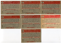 1952 Topps Baseball Lot of 16 Different