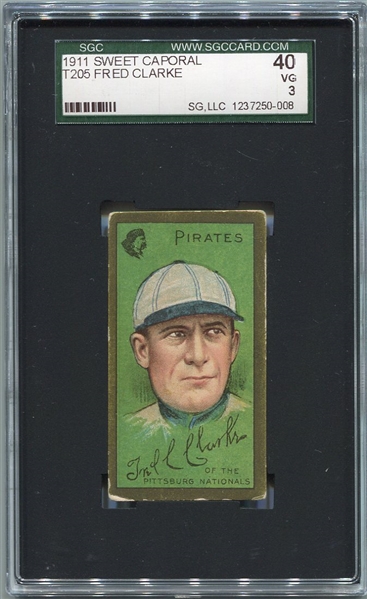 T205 Fred Clarke SGC 40