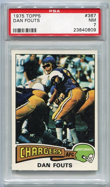 1973 Topps Football Lot of 9 With Dan Fouts RC All PSA Graded