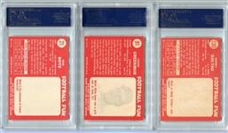 1958 Topps Football Lot of 7 PSA Graded Including HOFers