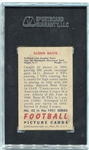 1951 Bowman Football #42 Glenn Davis SGC 80