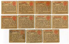 1950 Bowman Football of 11 Different W/HOFers