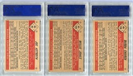 1953 Bowman Color Baseball Lot of 6 PSA Graded Most are High-numbers