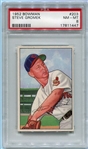 1952 Bowman Baseball #203 Steve Gromek PSA 8