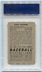 1952 Bowman Baseball #203 Steve Gromek PSA 8