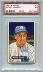 1951 Bowman #205 Mickey Grasso PSA 7