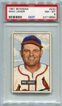 1951 Bowman #230 Max Lanier PSA 8