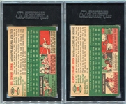 1954 Topps Lot of 9 With HOFers
