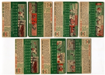 1954 Topps Lot of 9 With HOFers