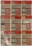 1953 Topps Lot of 9 Yankees, Dodgers & HOFers