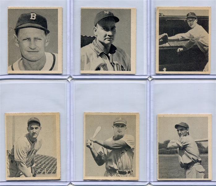 1948 Bowman Lot of 11 Different Mostly Ex+/-