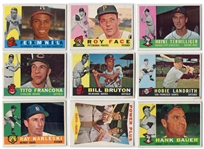 1960 Topps Lot of 18 Different EX+/-