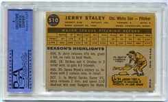 1960 Topps #510 Jerry Staley PSA 8