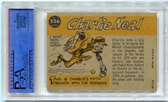 1960 Topps #556 Charlie Neal All-Star PSA 8