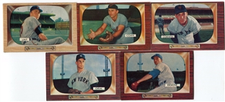 1955 Bowman Lot of 15 Different Ex/Exmt