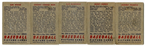 1951 Bowman Lot of 17 With Stars and HOFers