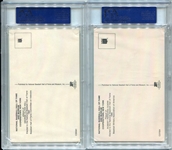 HOF Yellow Plaque Lot of 2 Autographed Bobby Doerr & George Kell Both PSA AUT