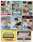 13 Card Lot of Jim Gosger Autographed Cards 1966-1978