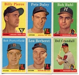 1958 Topps Lot of 10 Different EX+/-