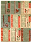 1959 Topps Star Card Lot of 9