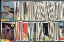 1961 Topps Partial Set of 310 Different With Stars and High-numbers