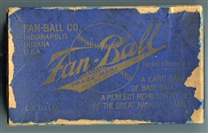 Circa 1909 Fan-Ball Base Ball Game Complete In Box